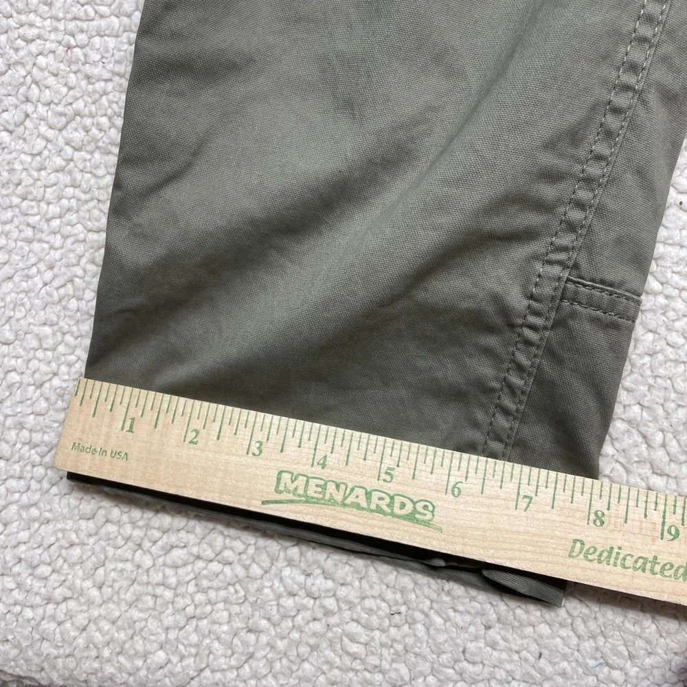 Colorado Clothing Pants Men 36x30 Olive Green Canvas Utility Straight Leg Pocket
